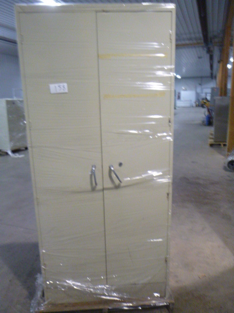 lot 158 image: 2 Metal Storage Cabinets