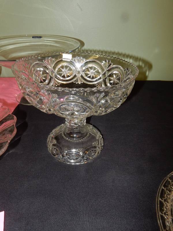 lot 68 image: Lot of Cut glass items as pictured.. Bring your own packaging material