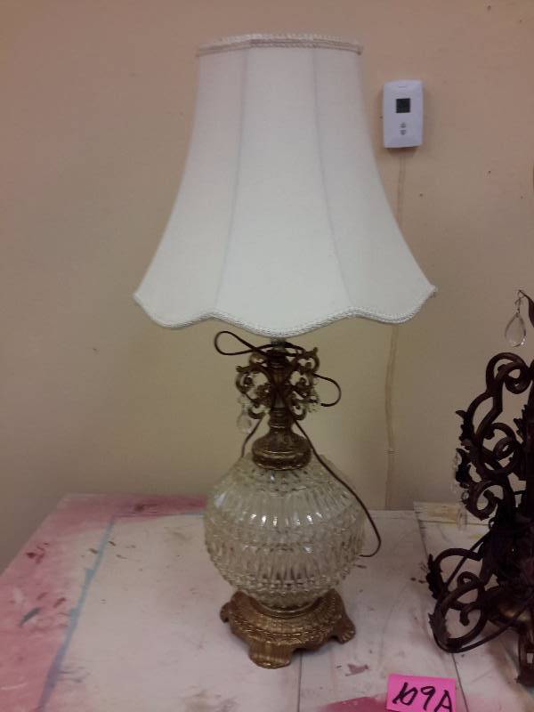 lot 109A image: 2 Large Table Lamps as pictured