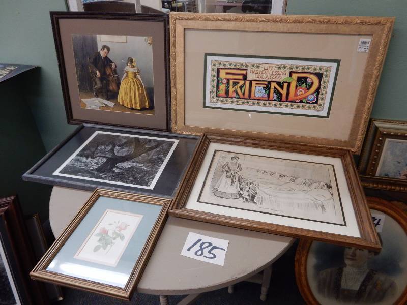 lot 185 image: Pictures as shown.