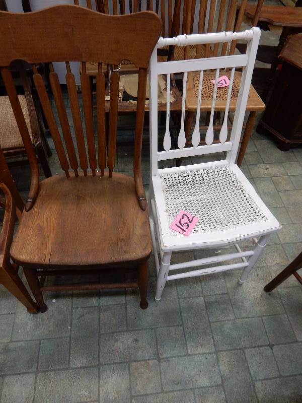 lot 152 image: 4, Older Chairs..
