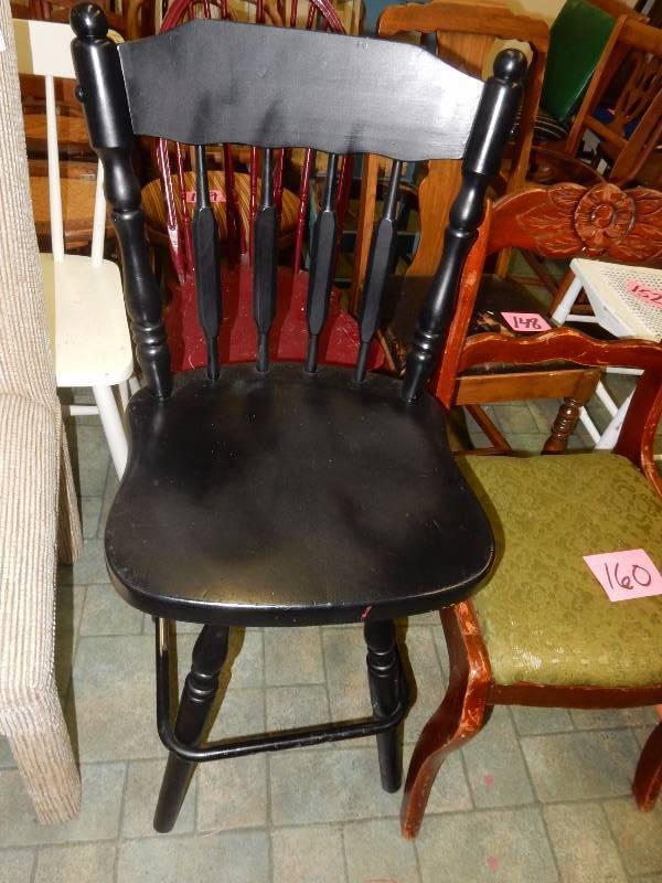 lot 160 image: 4 various type chairs.