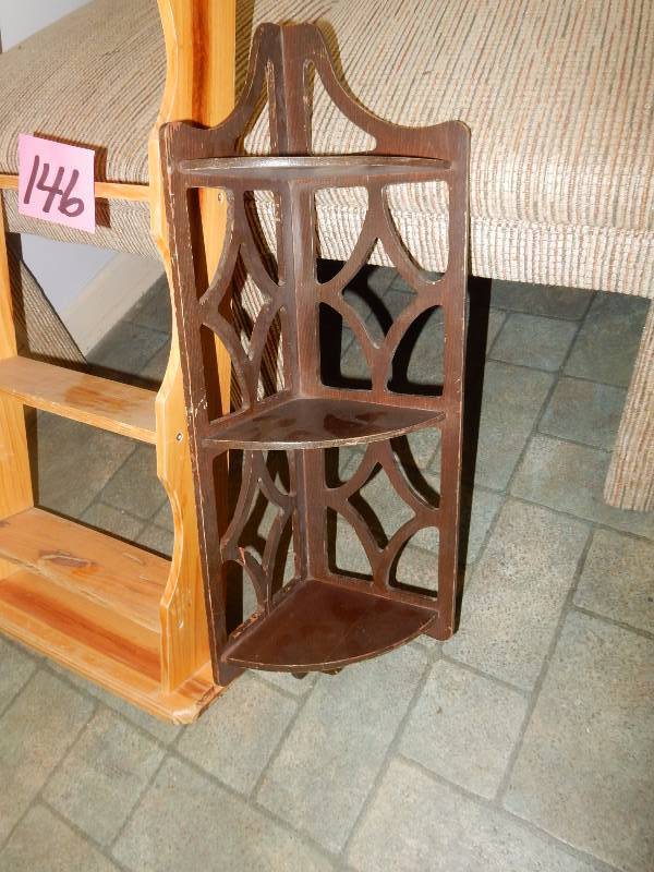 lot 146 image: 2 wall cabinets.. One corner unit,