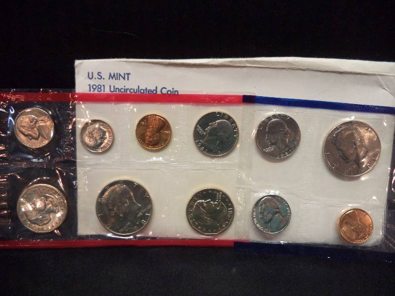 1981 US Mint Uncirculated Coin Set