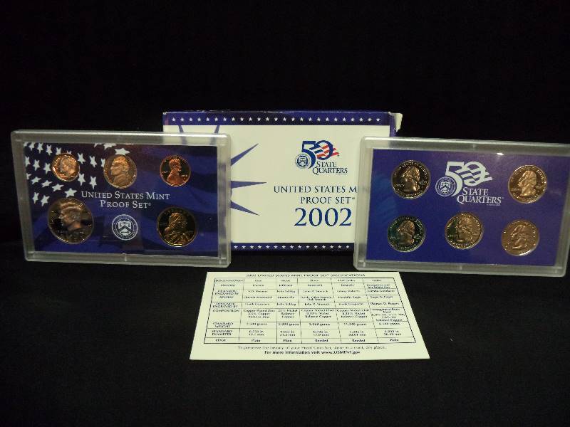 2002 United States Mint Proof Set