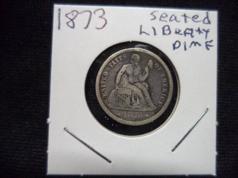 1873 Seated Liberty Dime