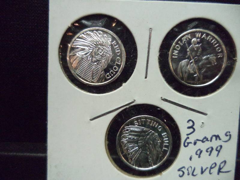 3 Grams .999 Silver