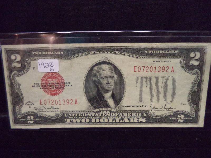 1928 $2 Bill