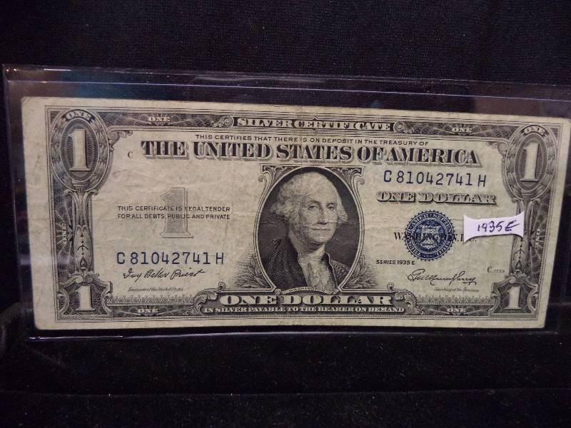1935E $1 Silver Certificate