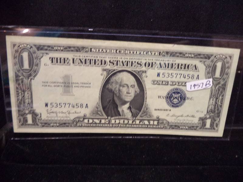 1957B $1 Silver Certificate