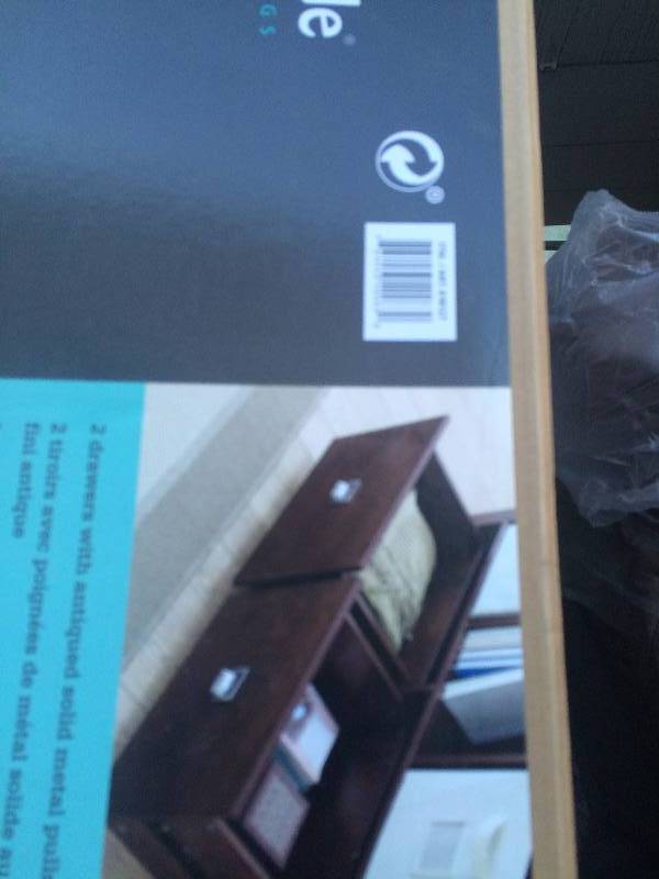 lot 1 image: Bayside Furnishings 9-Cube Room Divider with 2 Drawers Costco New