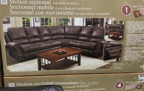 lot 3 image: Motion Fabric Reclining Sectional for any homes living room or family room New in BOX