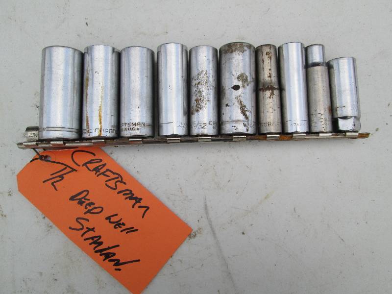 lot 61 image: Craftsman 12 Drive Deep Well Sockets