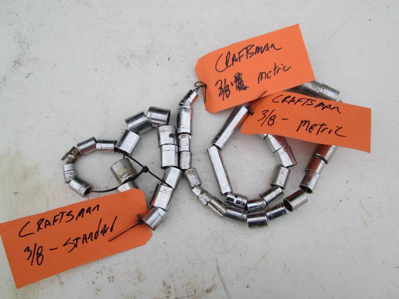 lot 62 image: Craftsman 38 Drive Sockets