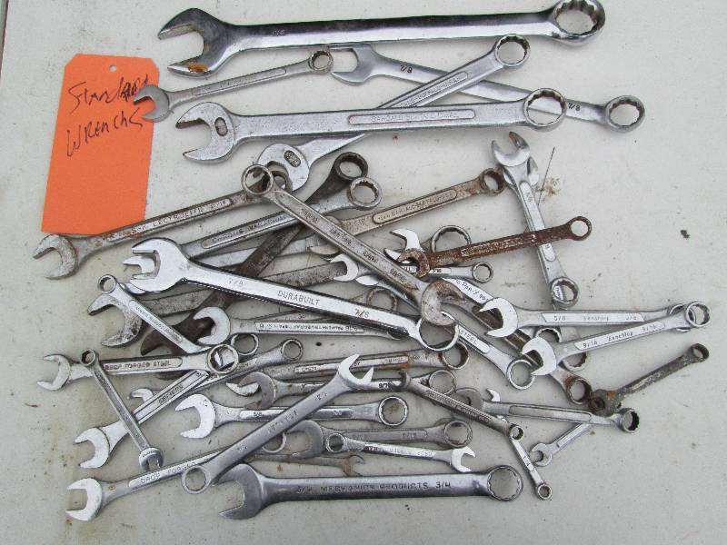 lot 70 image: Assorted Standard Wrenches