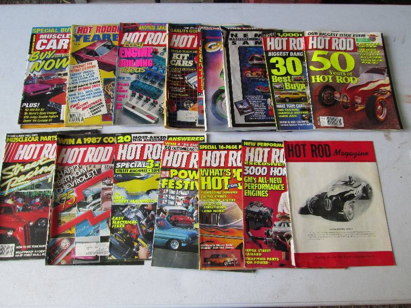 lot 126 image: Hot Rod Magazines