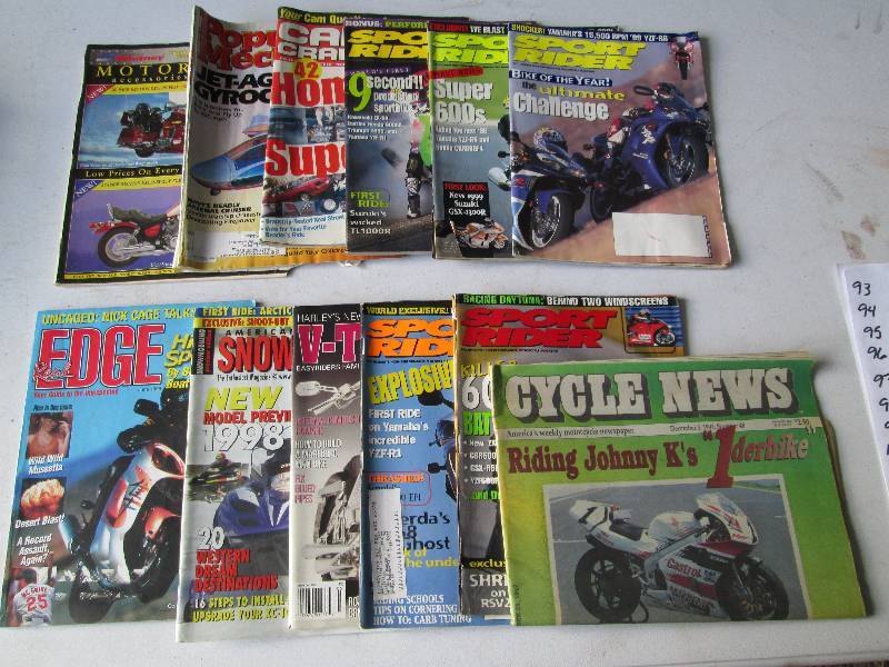 lot 128 image: Sports Rider Magazines