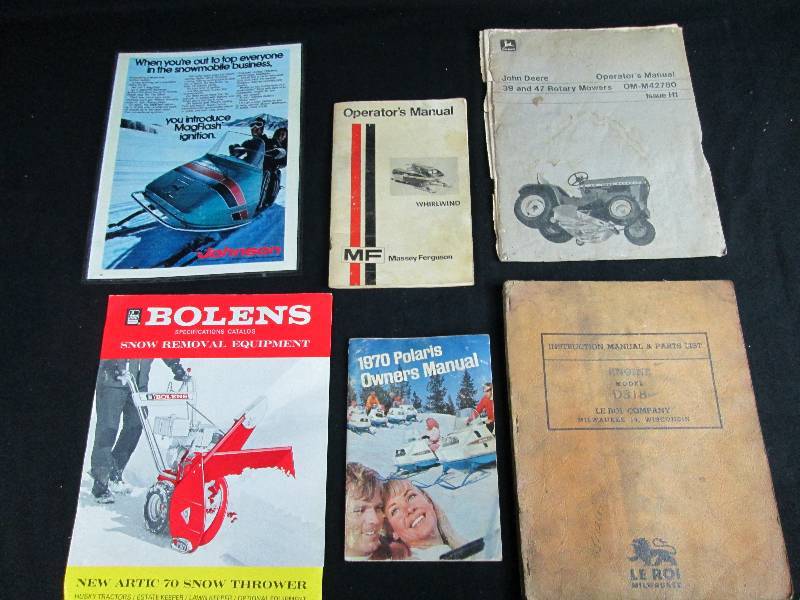 lot 224 image: Vintage Manuals