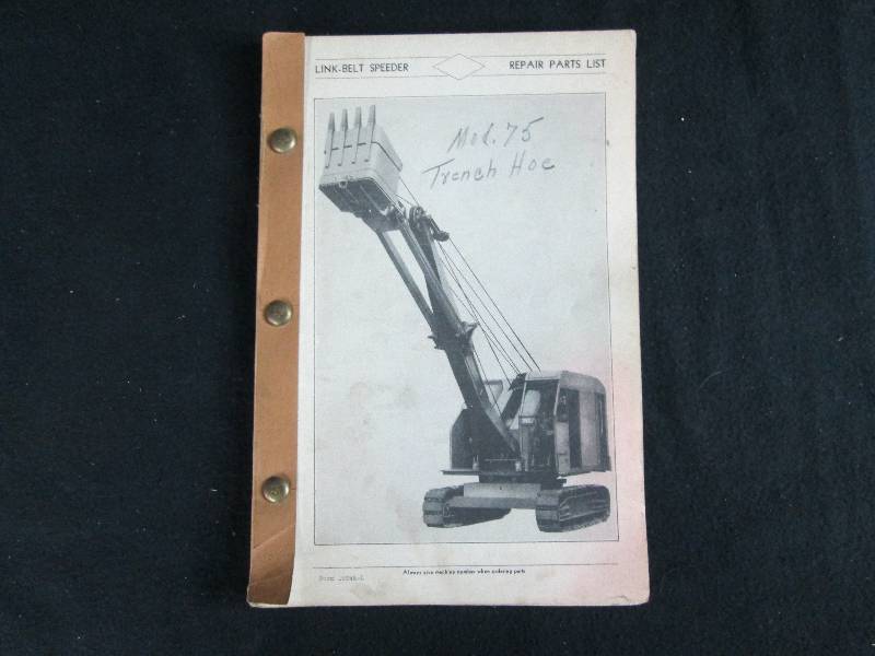 lot 226 image: Link Belt Manual