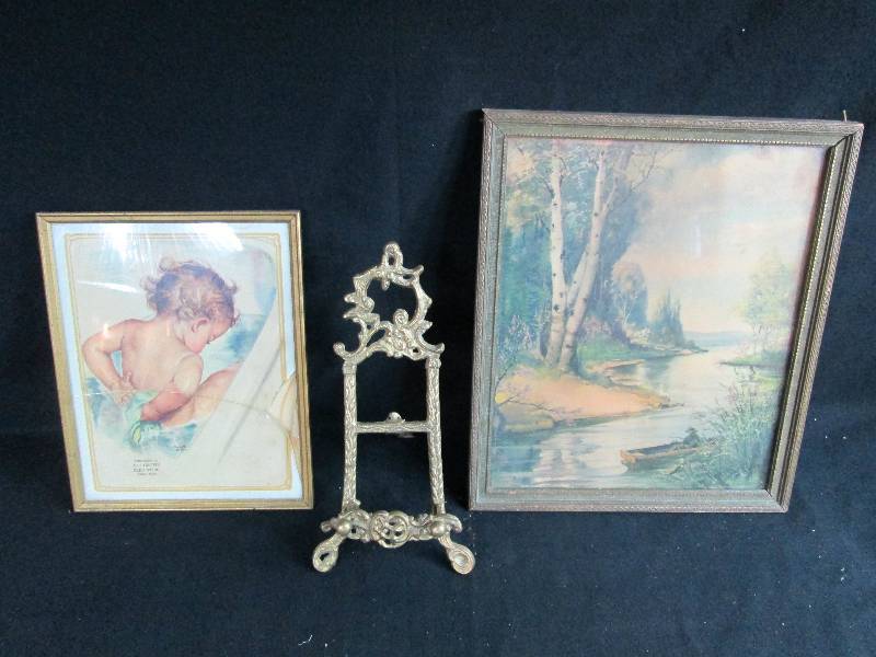 lot 233 image: 1 Advertising Picture & Picture With Stand