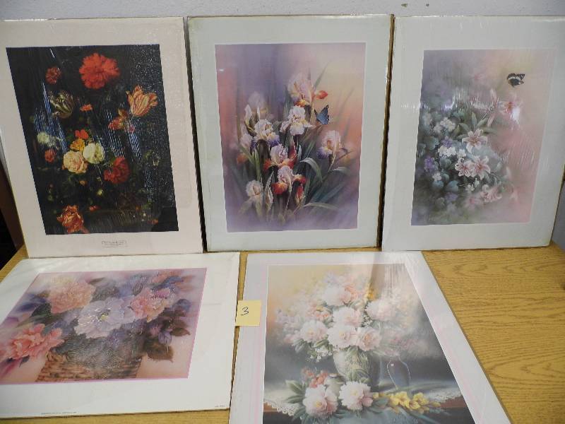 5 Prints - Flowers