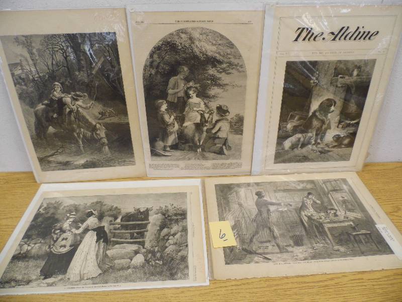 5 Prints - Vintage Prints
