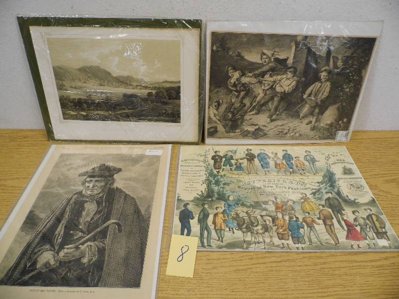 4 Prints - Vintage Prints
