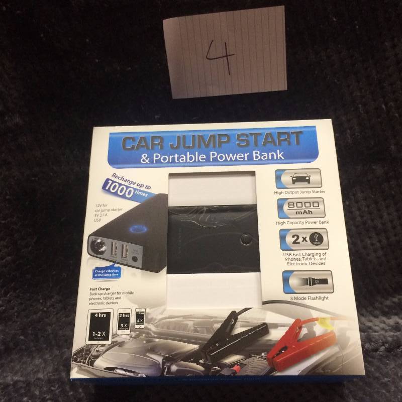 lot 4 image: Lithium Jump Starter and Portable Power Bank