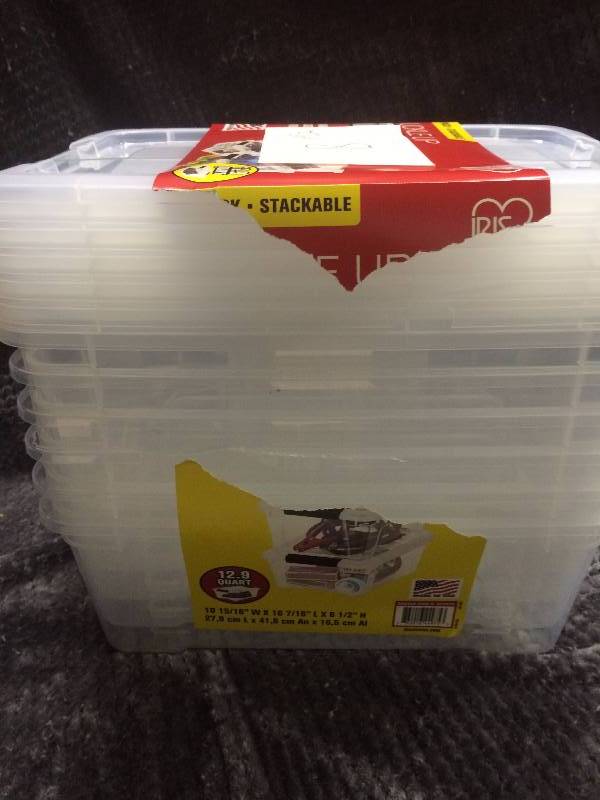 lot 8 image: Buckle Up Storage Set - 6 pack (1 is damaged) New