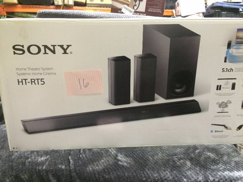 Branch Fumble boycott NEW Sony HT-RT5 Soundbar with 2 Wireless Rear Speakers (550 W, S-Master HX,  Clear Audio Plus, Dolby TrueHD, DTS-HD, Bluetooth, Wi-Fi and NFC) | KX Real  Deals Costco General Merchandise Sale 