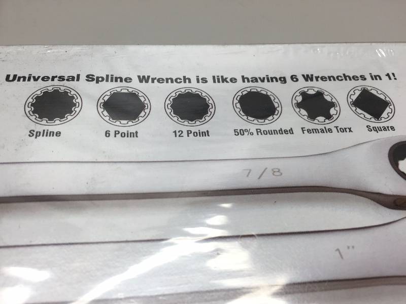 lot 8 image: S-K 2PC SPLINE G-PRO WRENCH SET