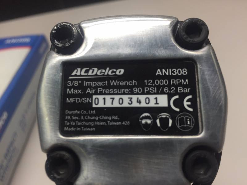 lot 15 image: AC DELCO 38 IMPACT WRENCH