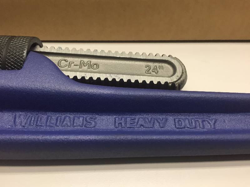 lot 28 image: WILLIAMS 24 PIPE WRENCH