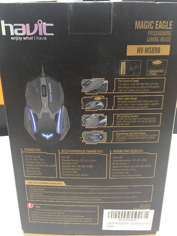 magic eagle gaming mouse not working
