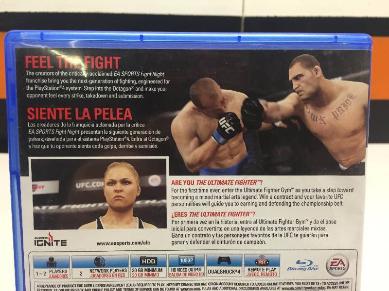 lot 53 image: PS4 UFC ULTIMATE FIGHTING GAME