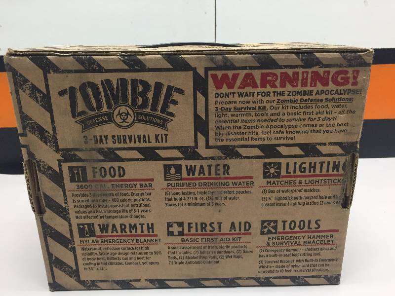 Zombie Survival Kit Lunch Box