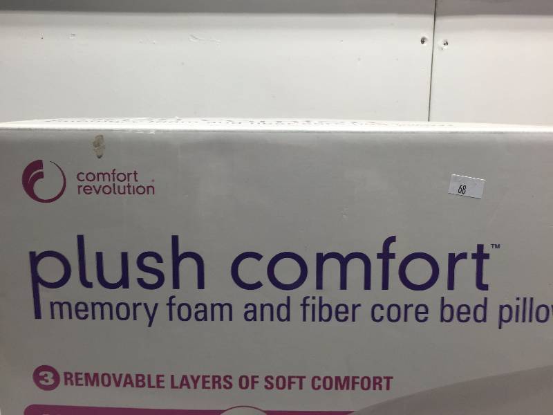 lot 68 image: PLUSH COMFORT PILLOW
