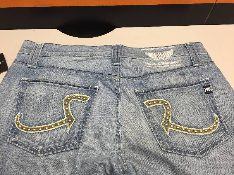 lot 79 image: ROCK & REPUBLIC JEANS, 34X34 REVEAL BLUE