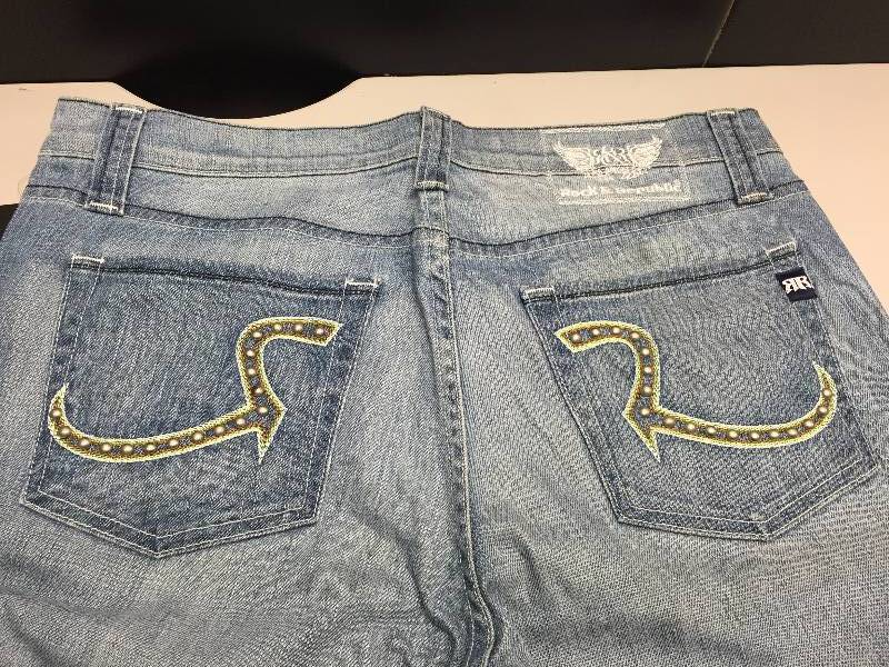 lot 80 image: ROCK & REPUBLIC JEANS, 34X34 REVEAL BLUE