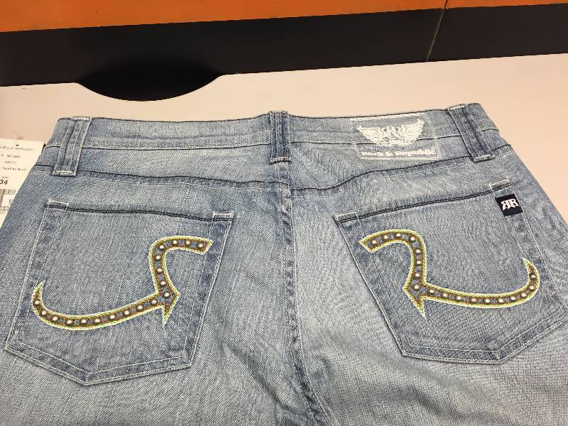 lot 82 image: ROCK & REPUBLIC JEANS, 34X34 REVEAL BLUE