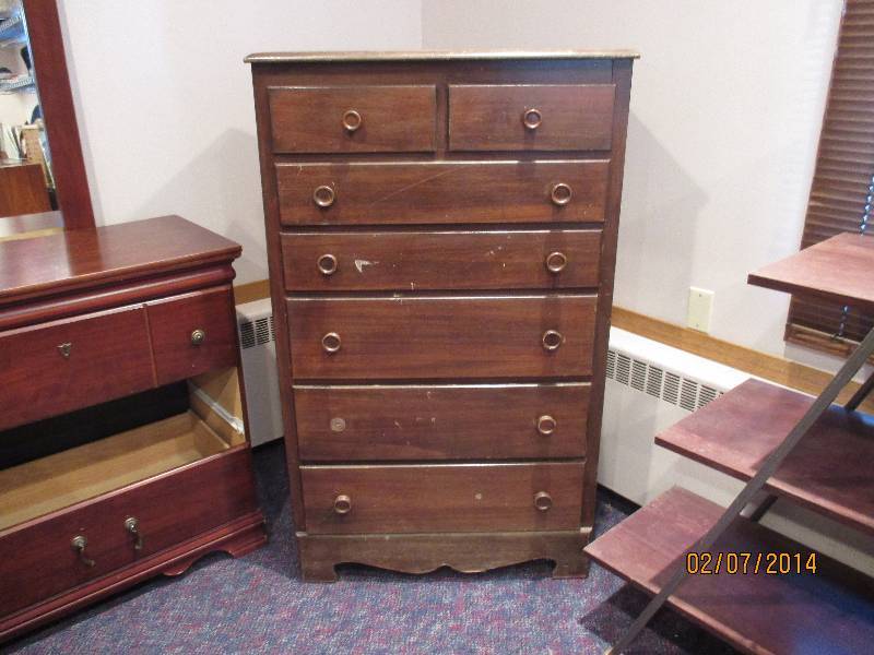 Solid Wood Dresser Has Wear....