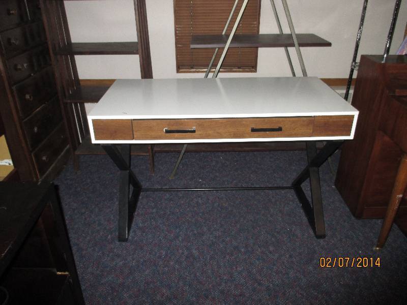 Modern Style Computer Desk. Has Some Wear And...