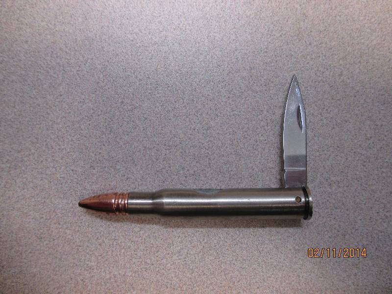 Bullet Shell Pocket Knife....