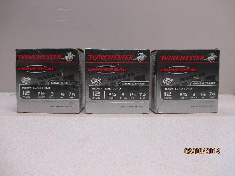 Lot Of Winchester Heavy Lead Load 12 Gauge&nb...