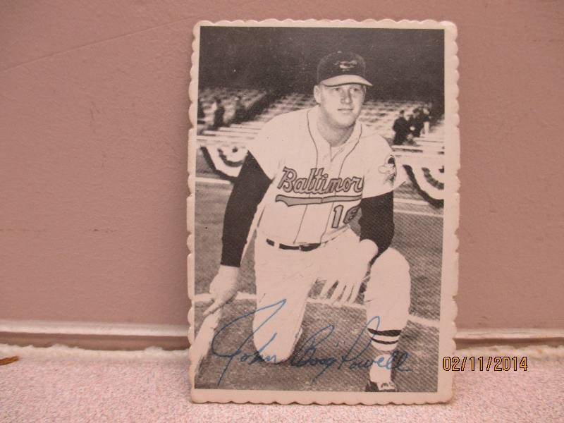 John Boog&nbspPowell Autograph Card....