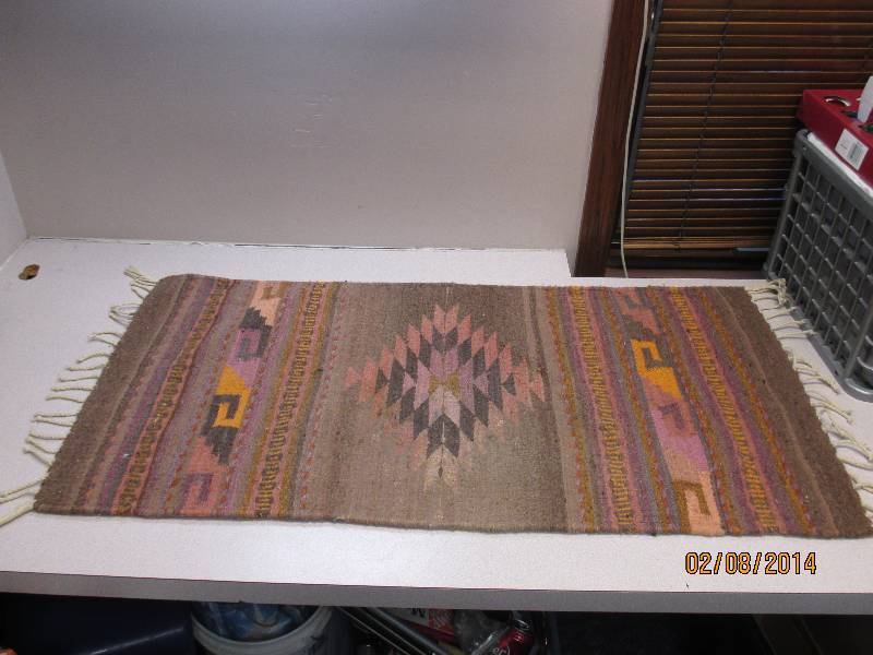 Indian Style Woven Rug. Unsure Of Age Could B...