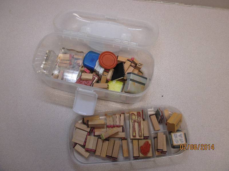 Lot Of Scrapbooking Crafting Stamps And Items...