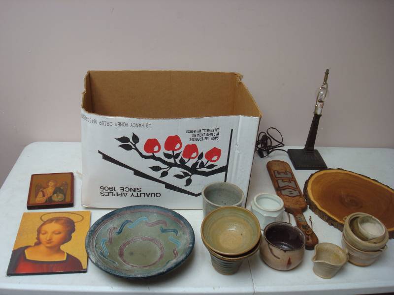 Box Filled With Decor Items...