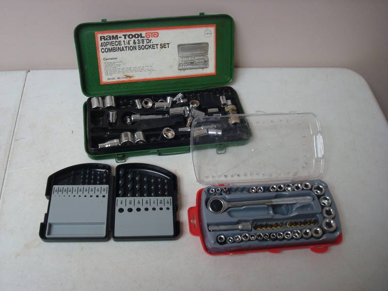 Lot Of Sockets And Drill Bits...