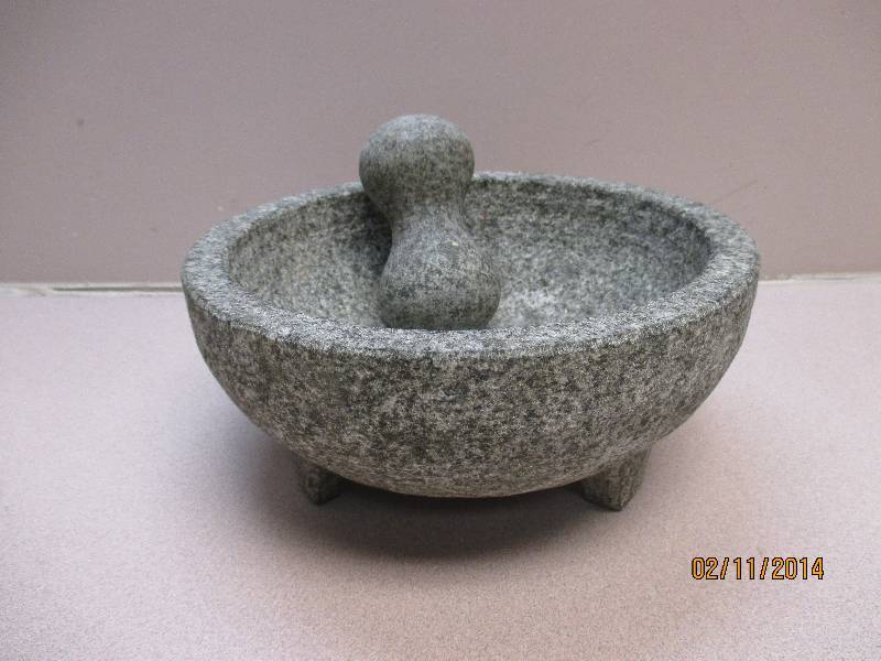 Solid Granite Molcajete&nbspGrinding Bowl....